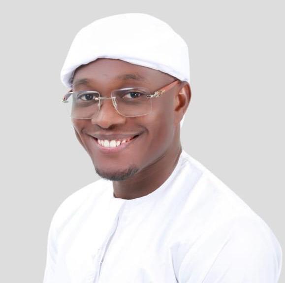 Wisdom K. King in traditional white attire